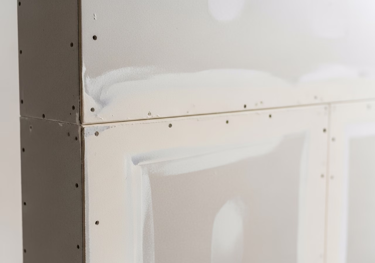 Drywall Finishing Levels 1-5 — close-up of professional workmanship in a Toronto-area home