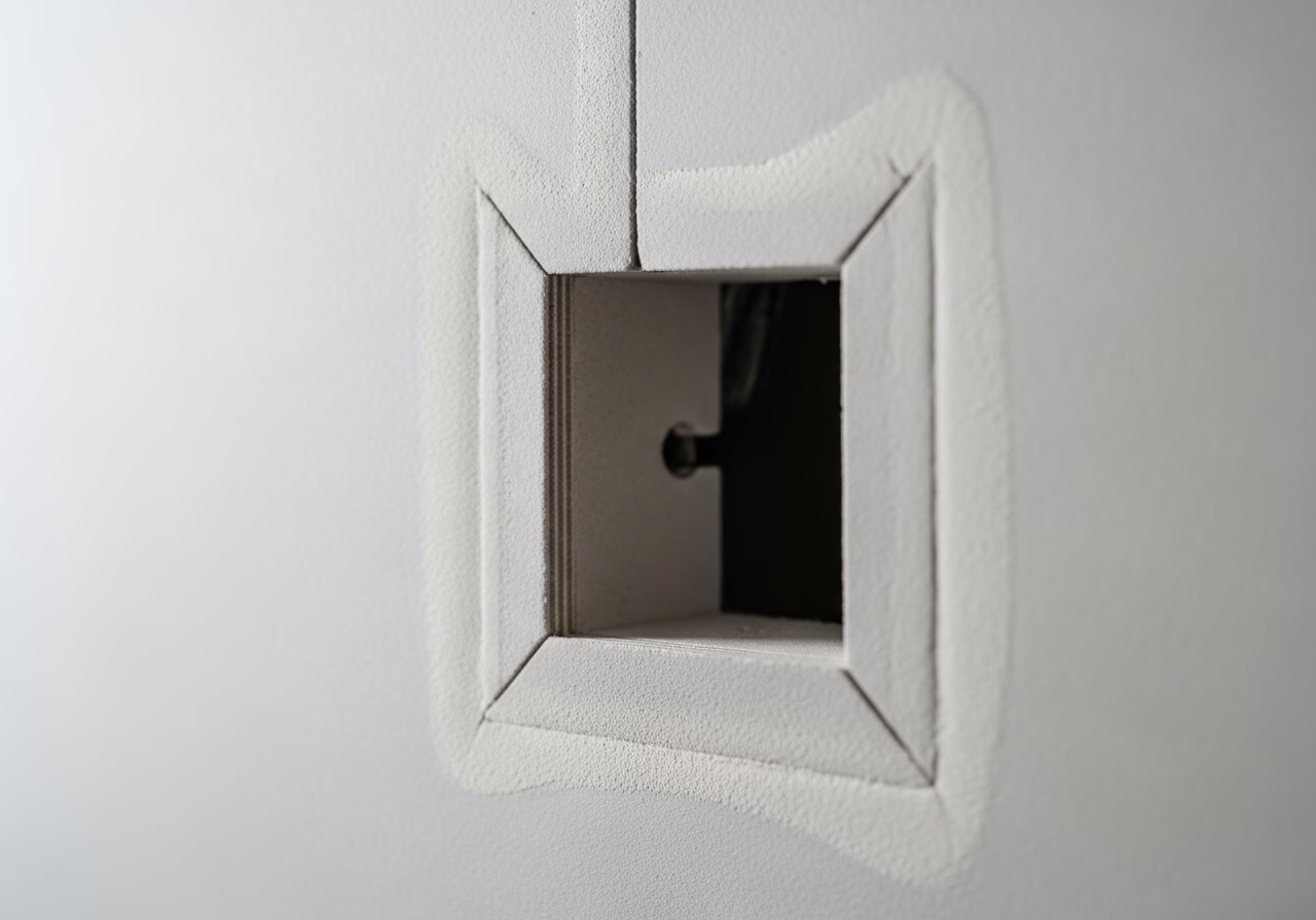 Drywall — close-up of professional workmanship in a Toronto-area home