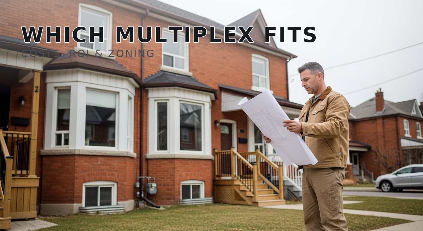 Duplex vs Triplex vs Fourplex Toronto: Which Conversion Fits Your Lot (2026)