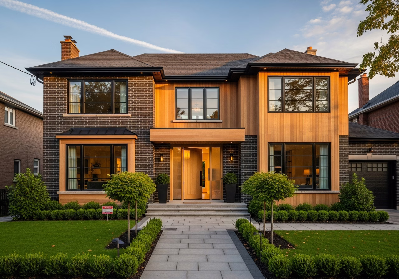 Eavestrough vs Gutter — finished result in a Toronto or GTA home by RenoHouse