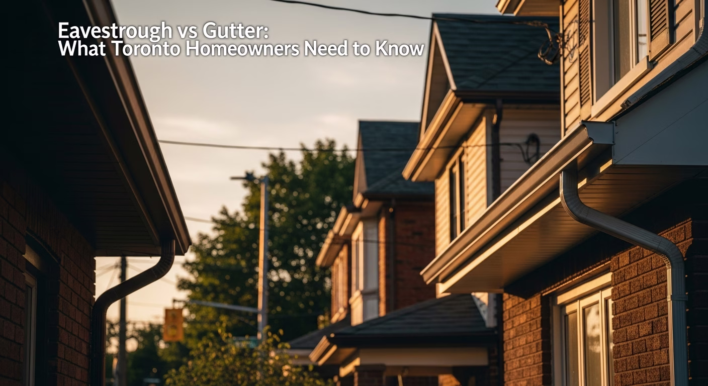 Eavestrough vs Gutter: What Toronto Homeowners Need to Know