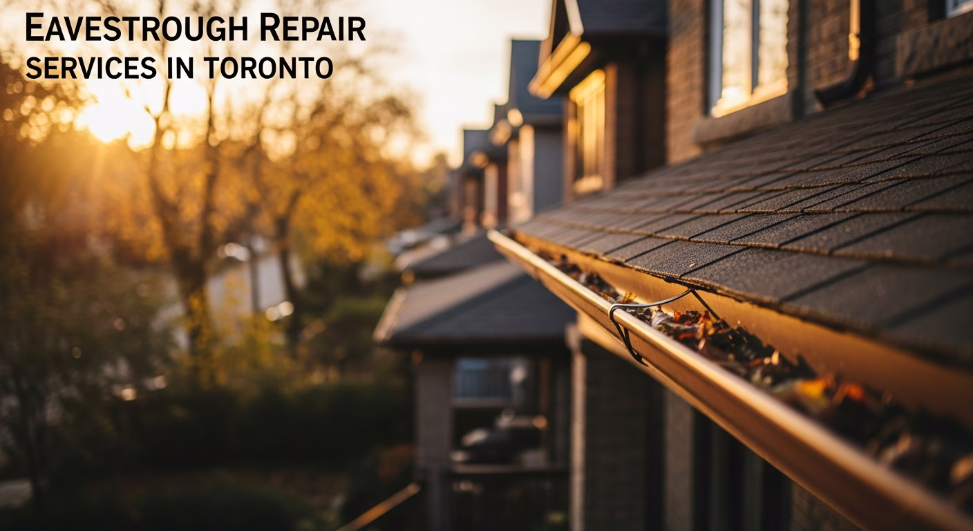 Eavestrough Repair Services in Toronto