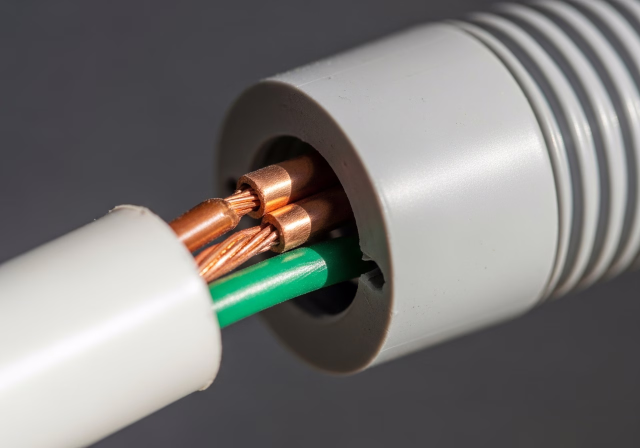 Electrical Renovation — close-up of professional workmanship in a Toronto-area home