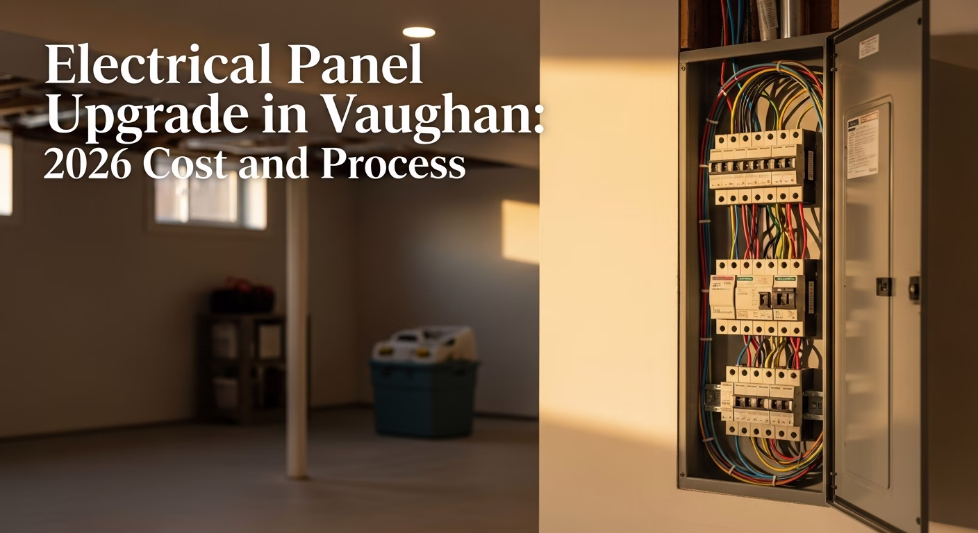 Electrical Panel Upgrade in Vaughan: 2026 Cost and Process