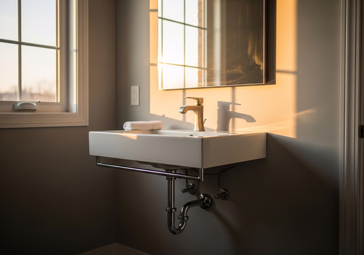 Emergency Plumbing — finished result in a Toronto or GTA home by RenoHouse
