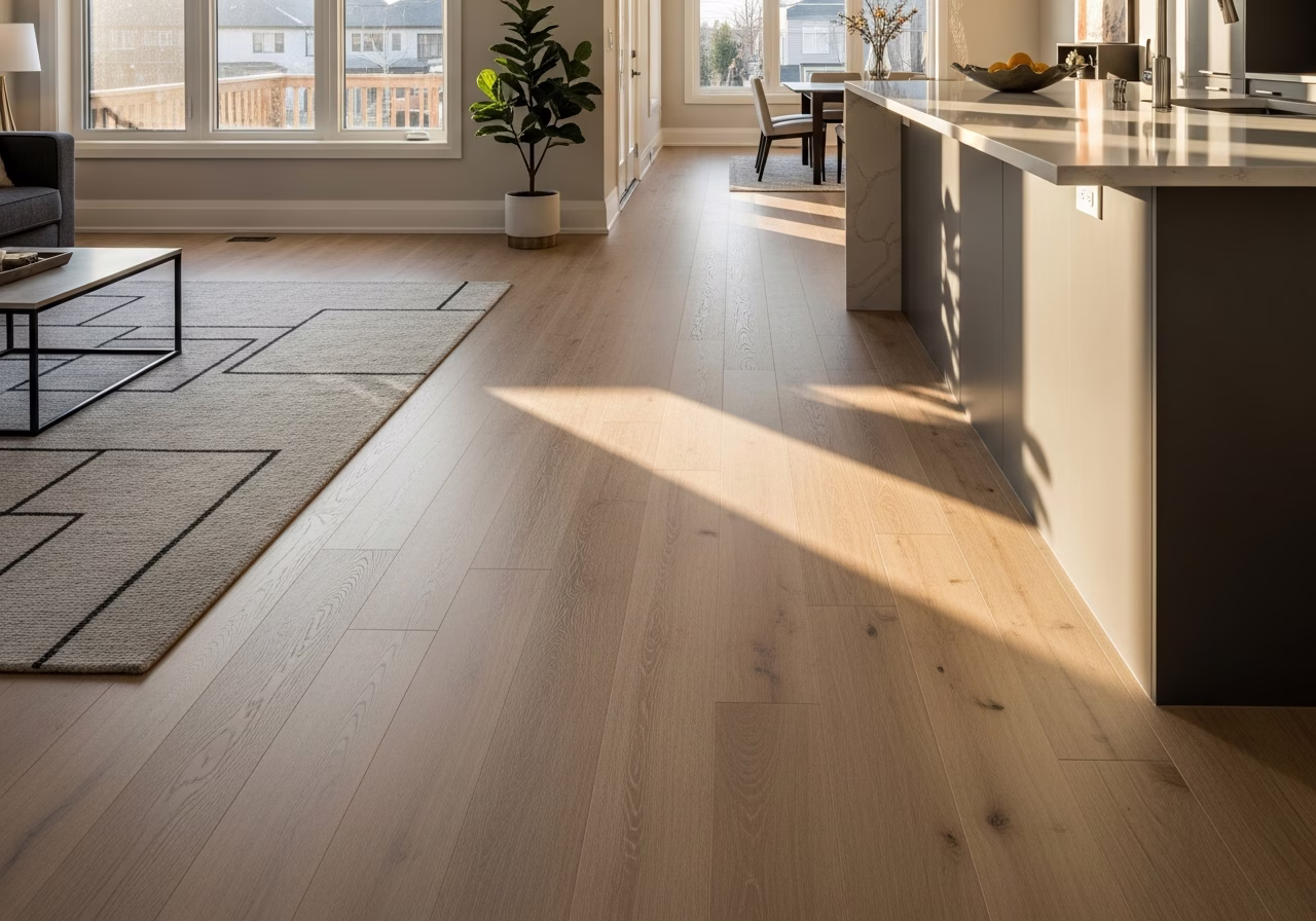 Engineered Hardwood Flooring โ finished result in a Toronto or GTA home by RenoHouse