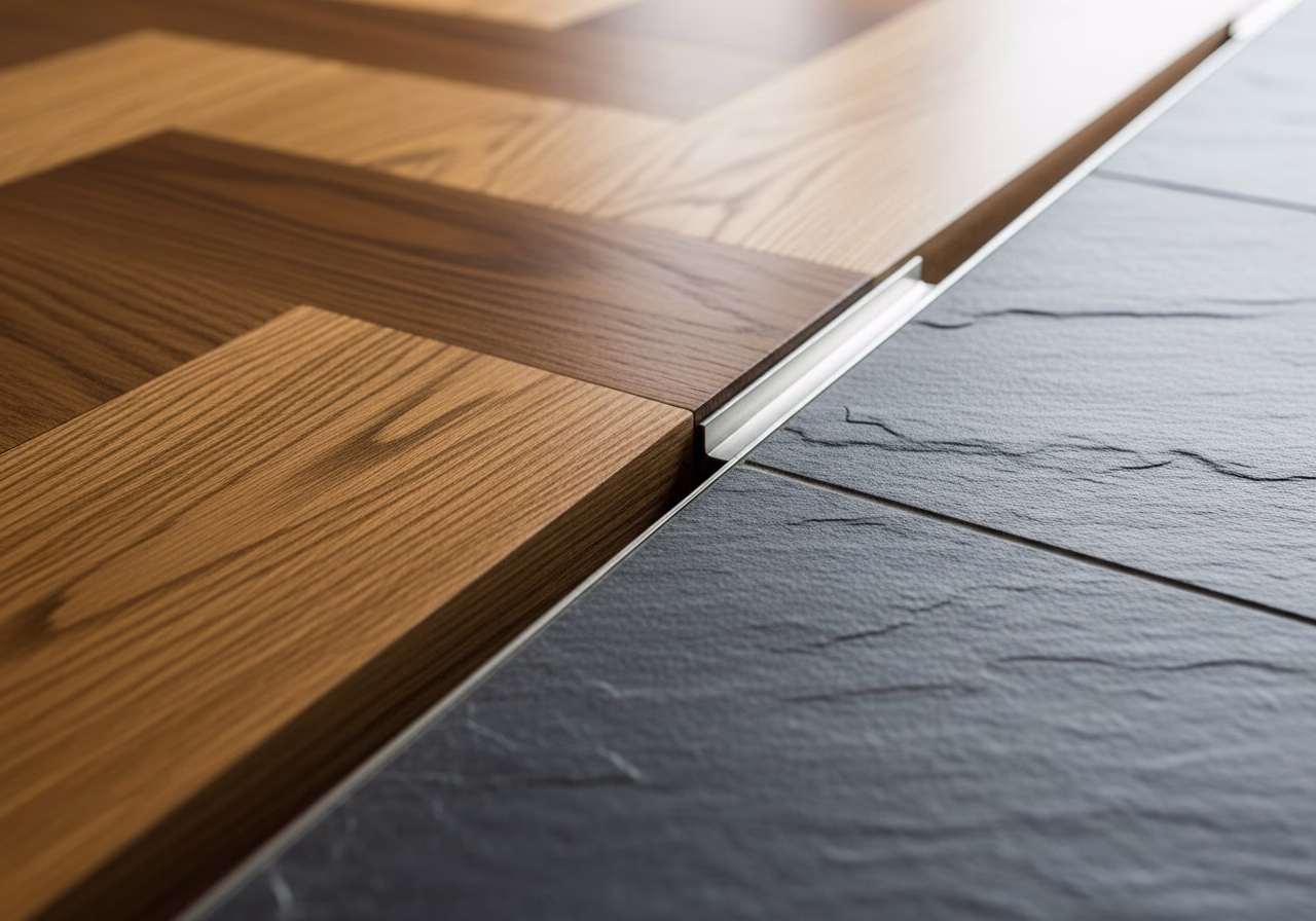 Epoxy Flooring — close-up of professional workmanship in a Toronto-area home