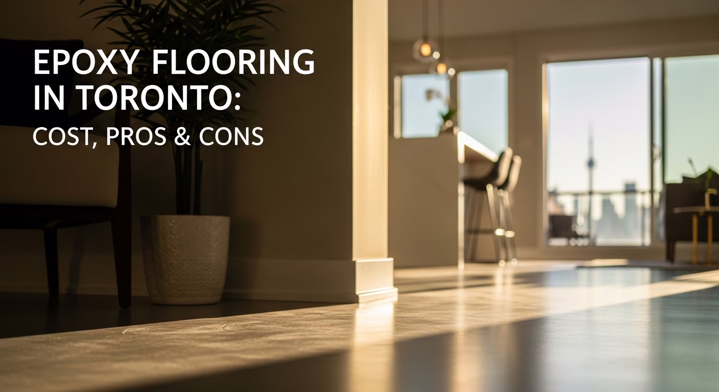 Epoxy Flooring in Toronto: Cost, Pros & Cons