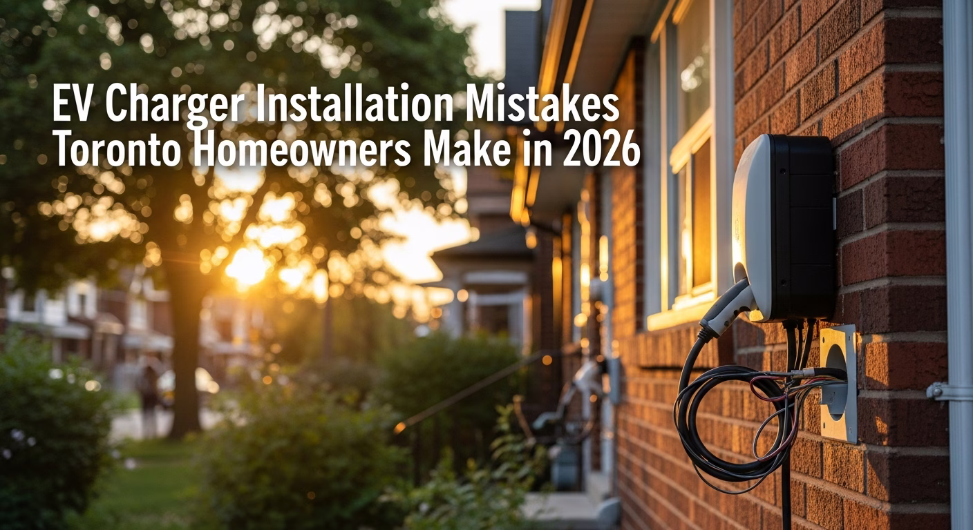 EV Charger Installation Mistakes Toronto Homeowners Make in 2026