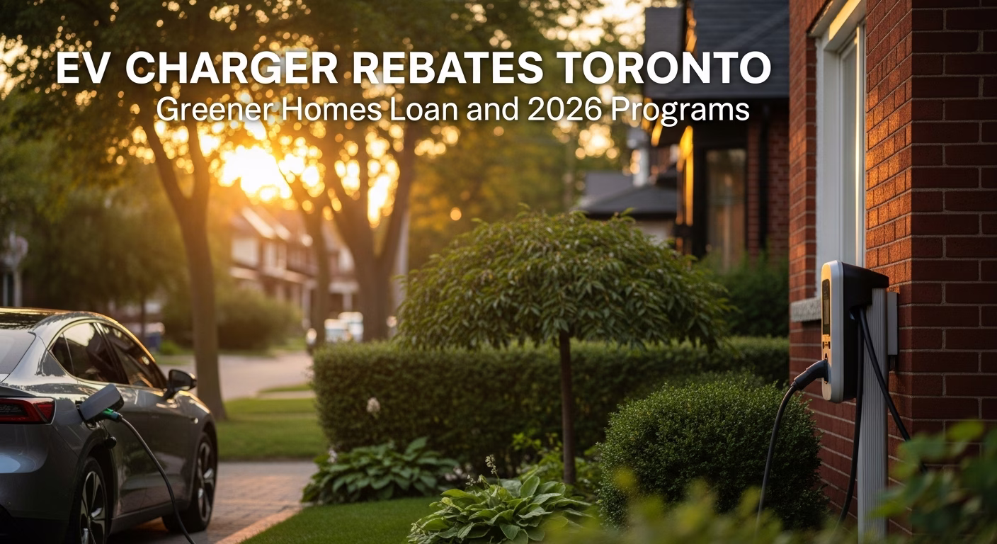 EV Charger Rebates Toronto: Greener Homes Loan and 2026 Programs