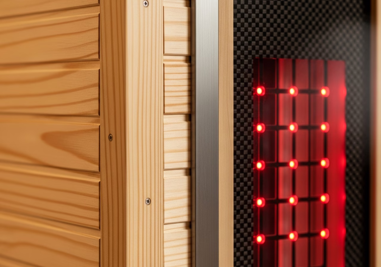 Finnish vs Infrared Sauna — close-up of professional workmanship in a Toronto-area home