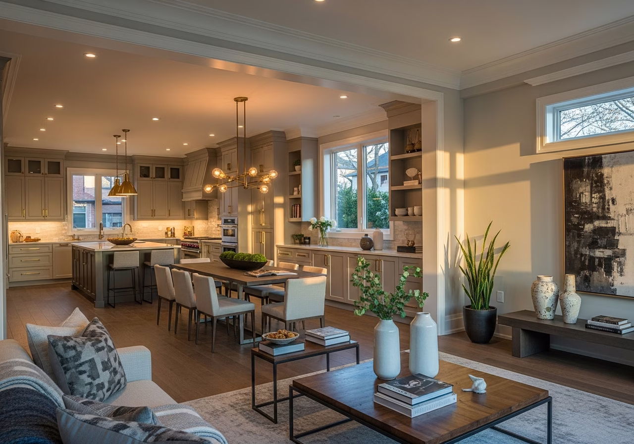 Fire and Water Damage Restoration — finished result in a Toronto or GTA home by RenoHouse