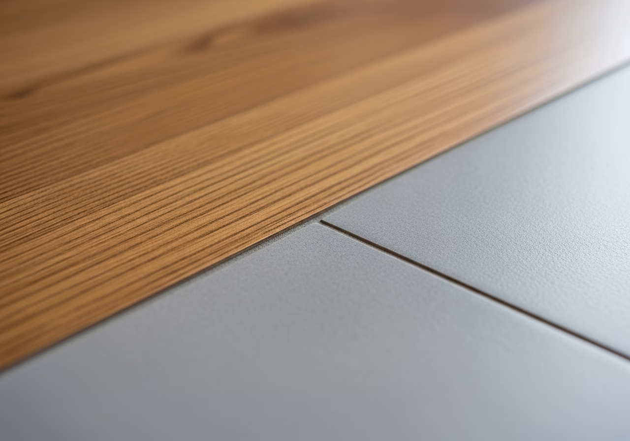 Flooring — close-up of professional workmanship in a Toronto-area home