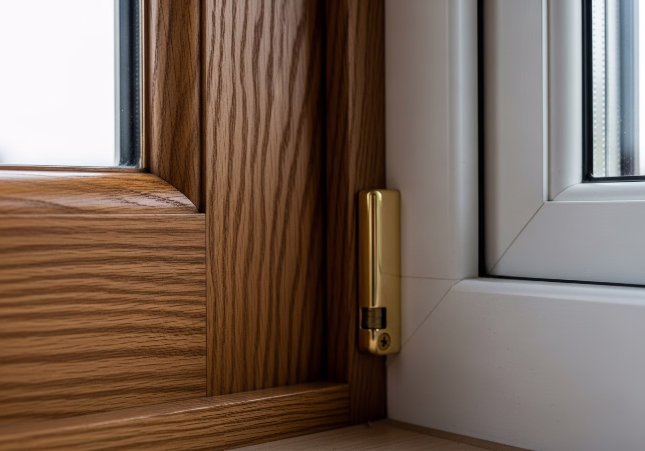 Front Door Replacement — close-up of professional workmanship in a Toronto-area home