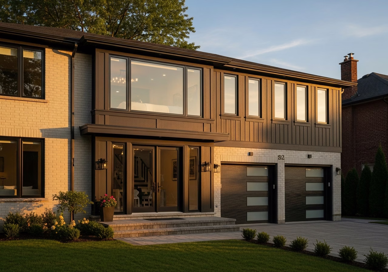 Front Door Restaining in Forest Hill — finished result in a Toronto or GTA home by RenoHouse