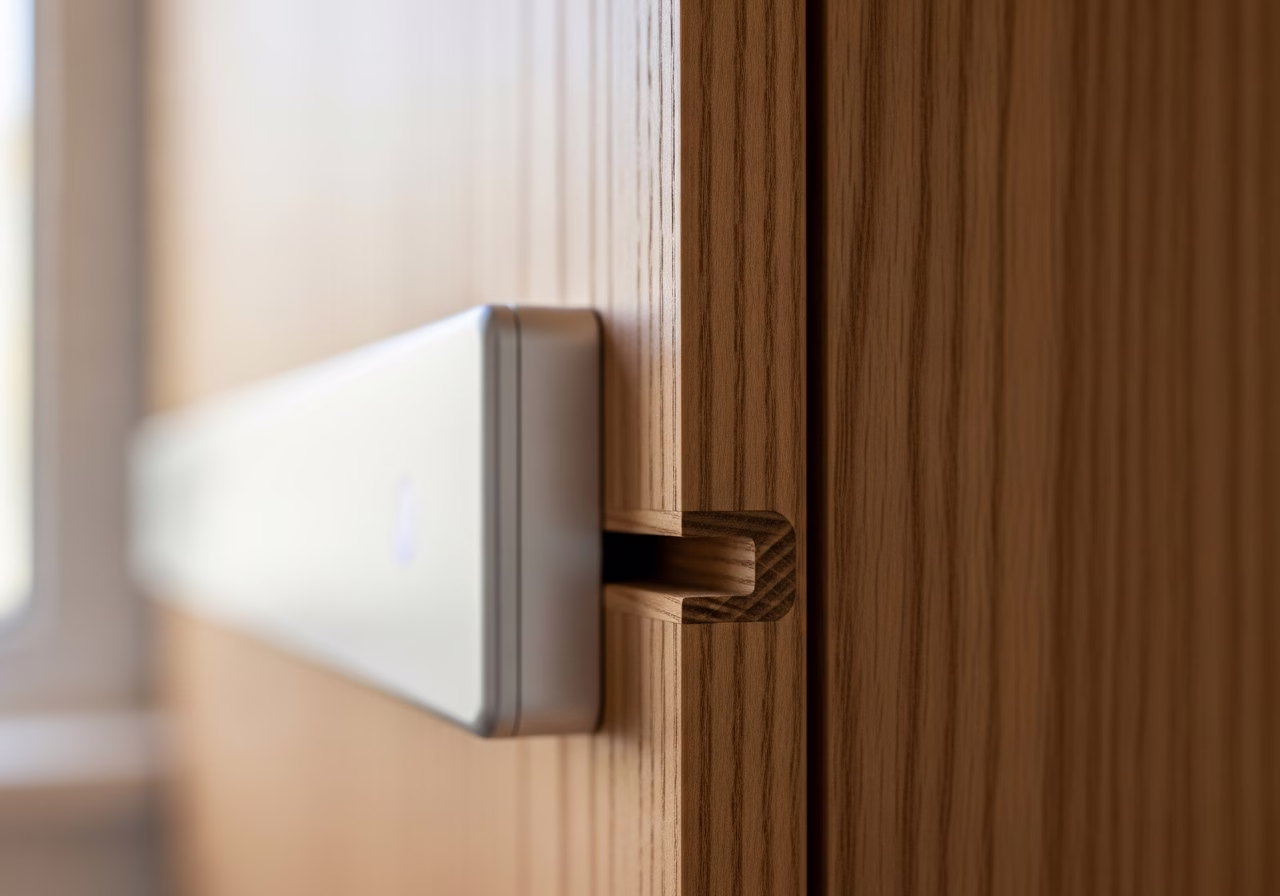Gaming and Low-Latency Home Networks — close-up of professional workmanship in a Toronto-area home