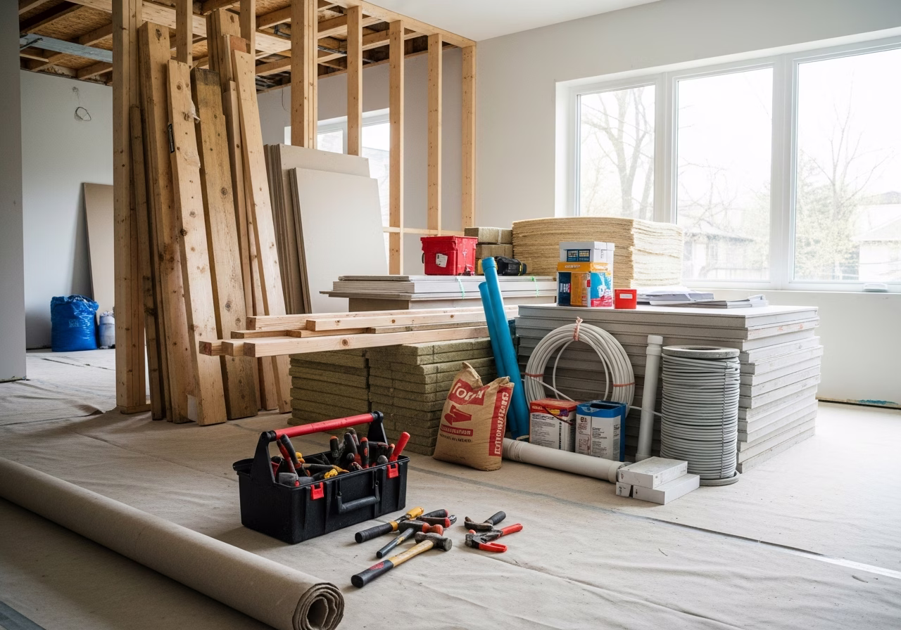 Garden Suite Zoning โ tools and materials staged in a Greater Toronto Area home