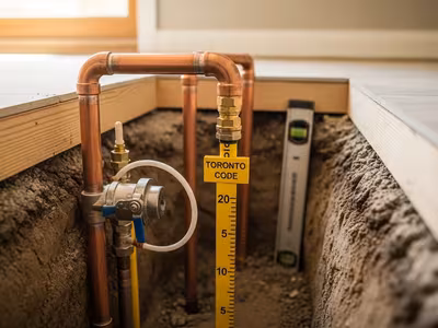 Gas Line Burial Depth Toronto Code 2026
