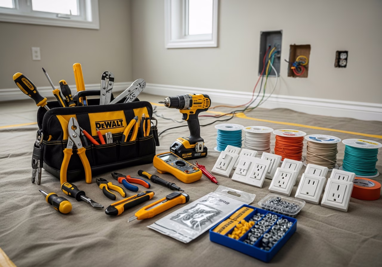 Standby Generator Permits โ tools and materials staged in a Greater Toronto Area home