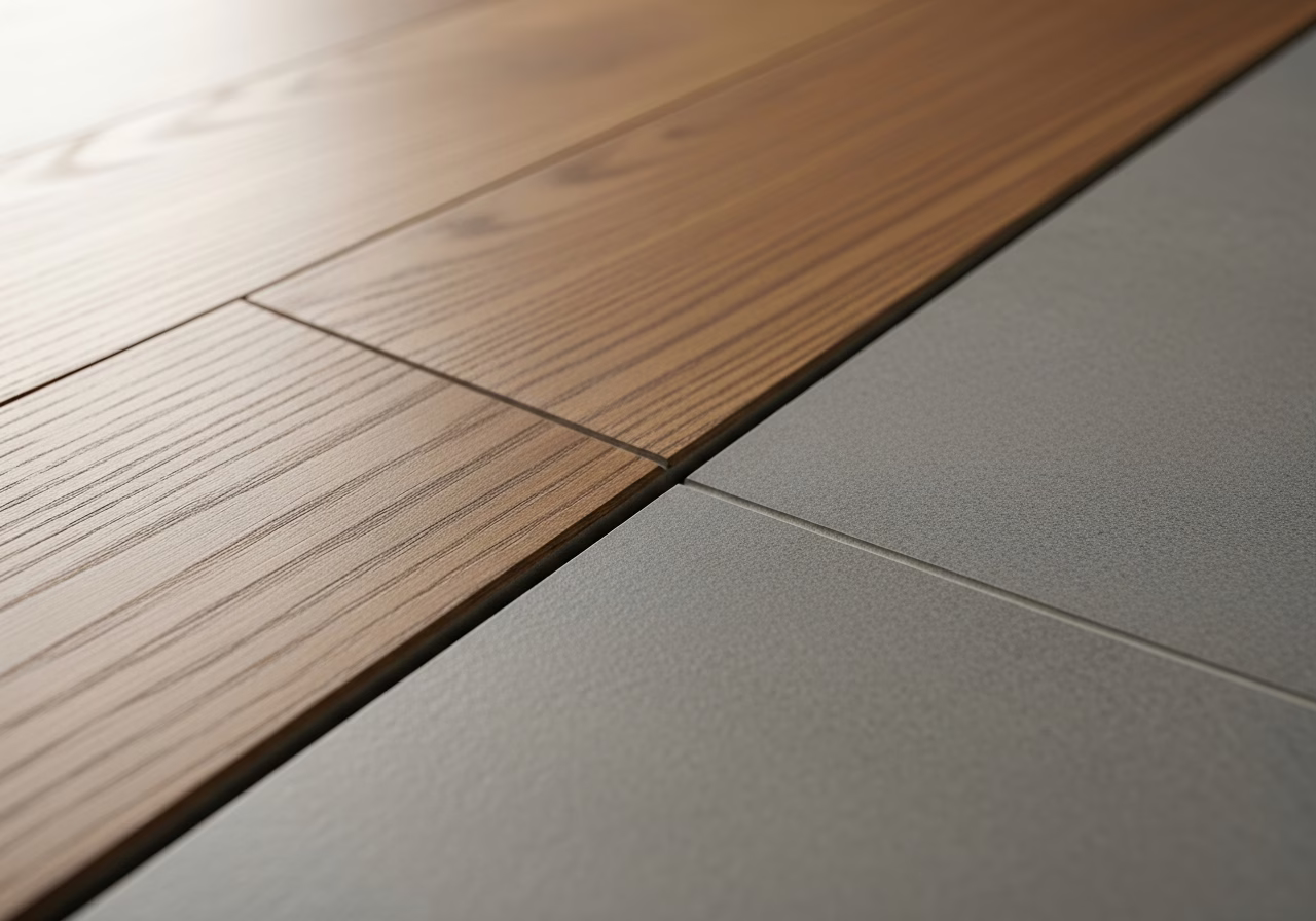 Hardwood Floor — close-up of professional workmanship in a Toronto-area home