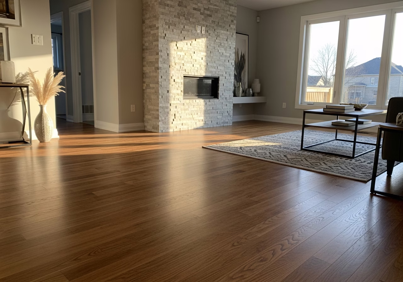 Hardwood Floor Installation Tools — finished result in a Toronto or GTA home by RenoHouse