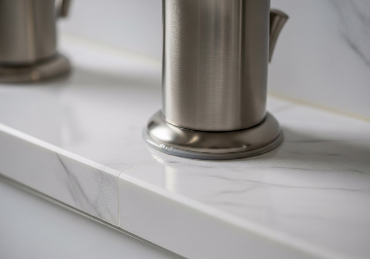 Health Canada's 0.005 mg/L Lead Drinking Water Guideline — close-up of professional workmanship in a Toronto-area home