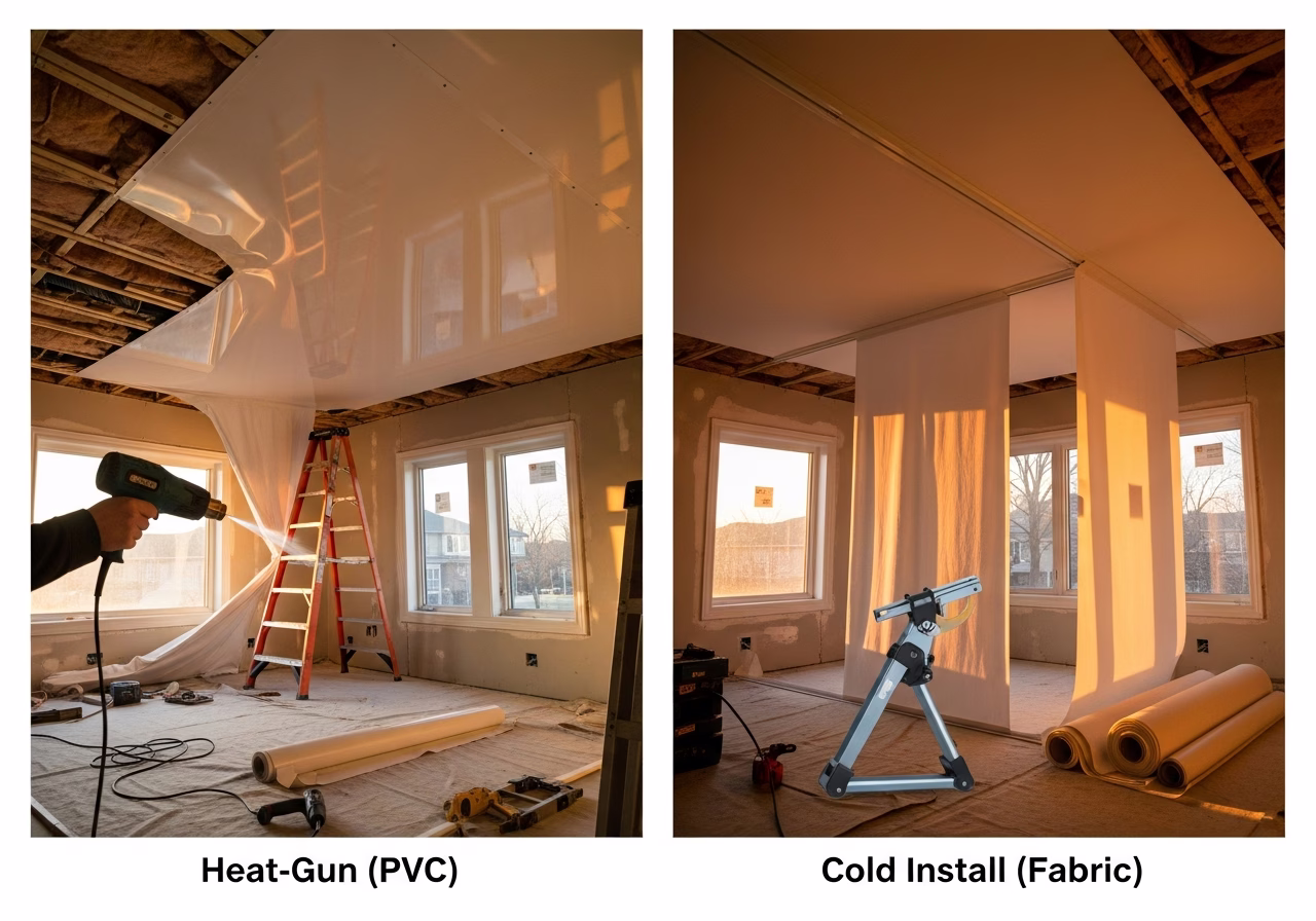Heat-Gun vs Cold Install — finished result in a Toronto or GTA home by RenoHouse