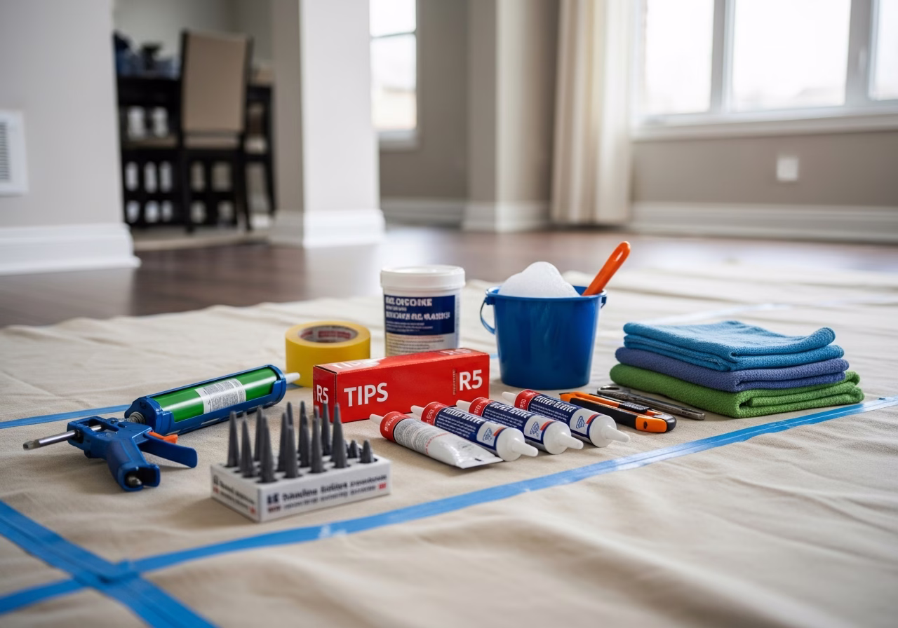 Hiring a Handyman — tools and materials staged in a Greater Toronto Area home