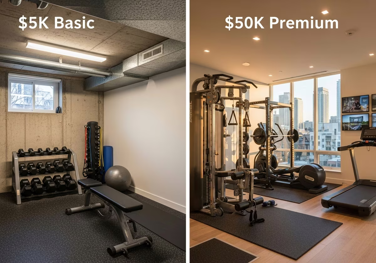 Home Gym — finished result in a Toronto or GTA home by RenoHouse