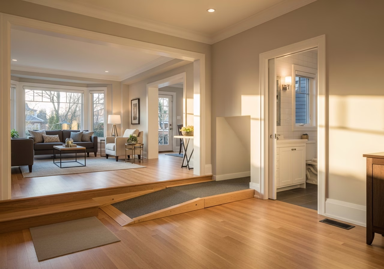 Home Modifications After Stroke — finished result in a Toronto or GTA home by RenoHouse