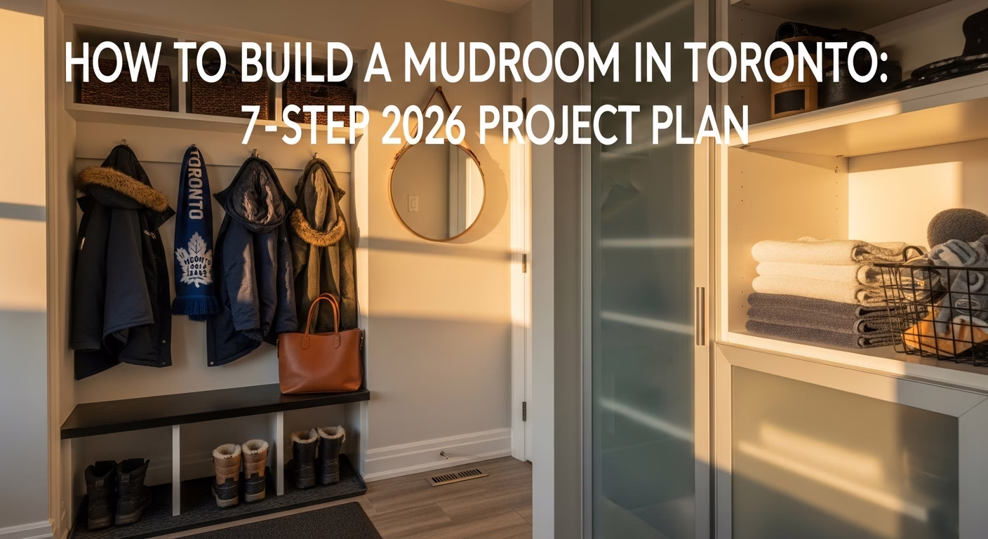 How to Build a Mudroom in Toronto: 7-Step 2026 Project Plan