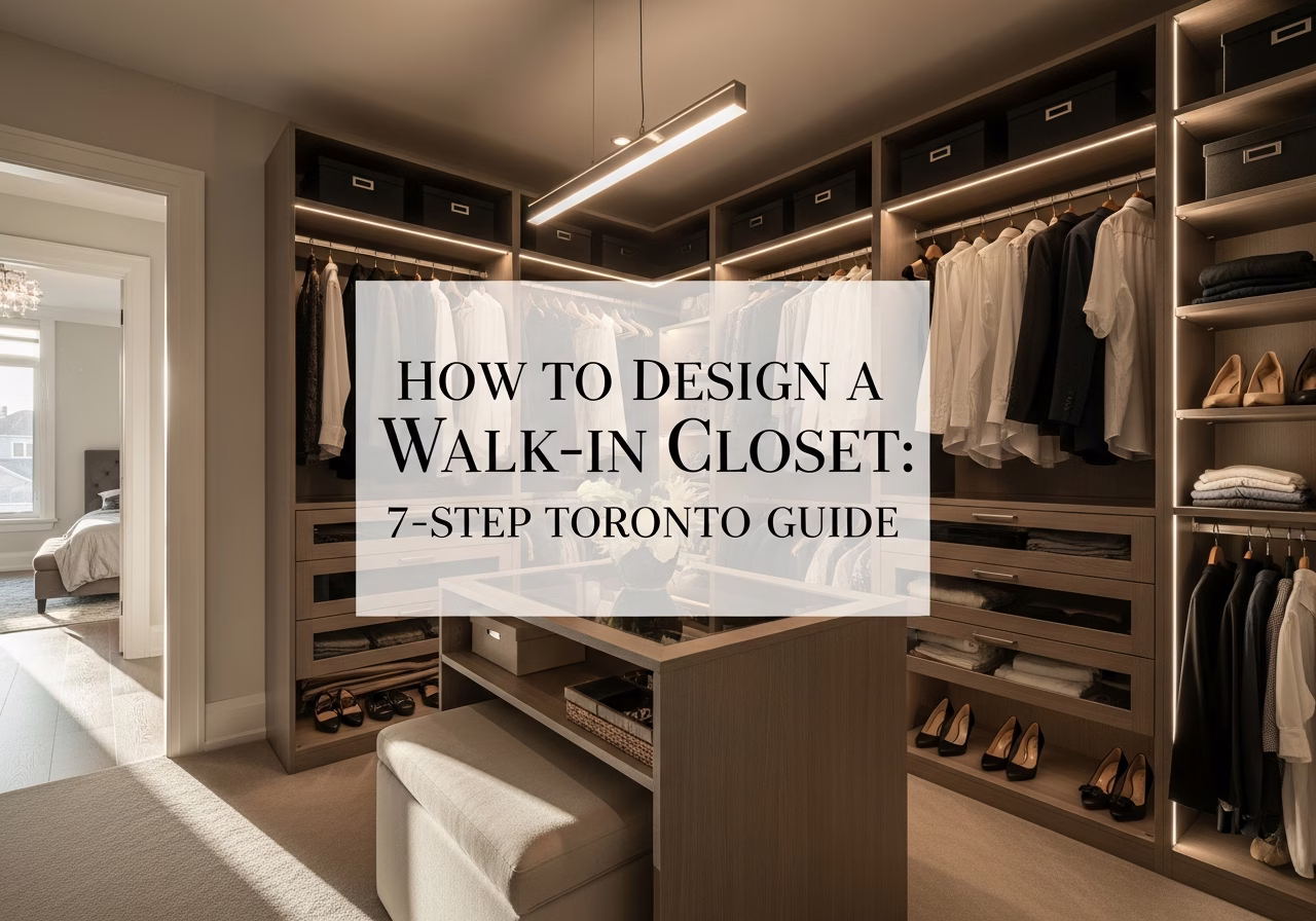 Designing a Walk-in Closet β finished result in a Toronto or GTA home by RenoHouse