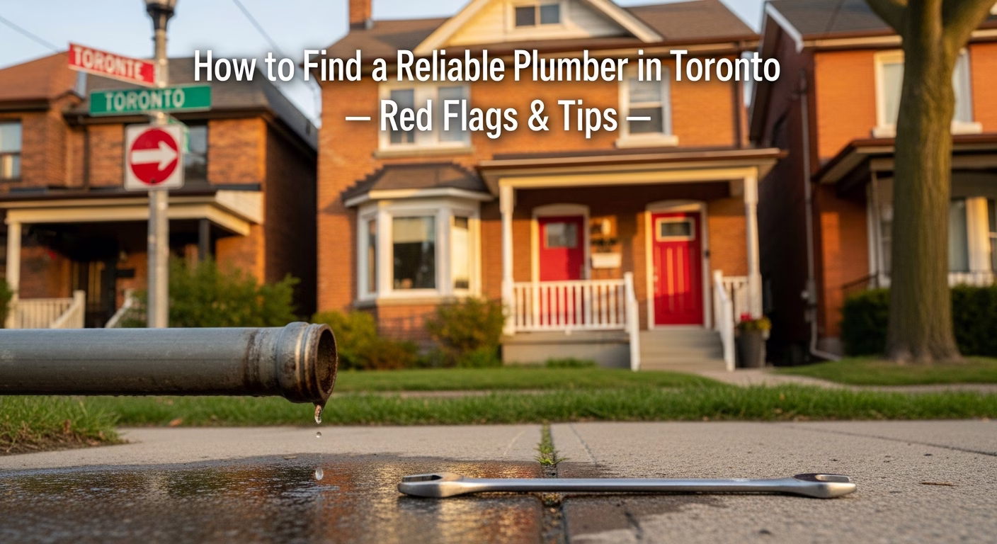 How to Find a Reliable Plumber in Toronto — Red Flags & Tips