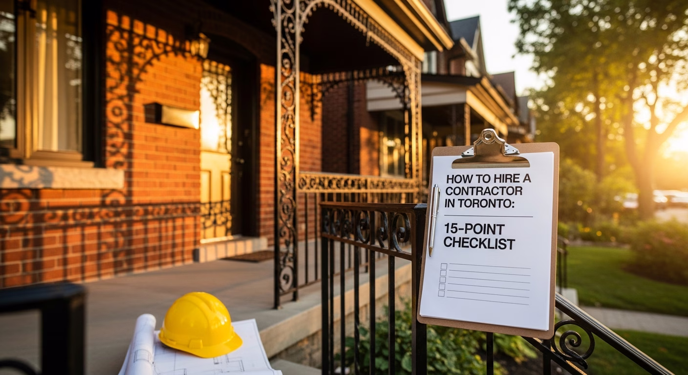 How to Hire a Contractor in Toronto: 15-Point Checklist