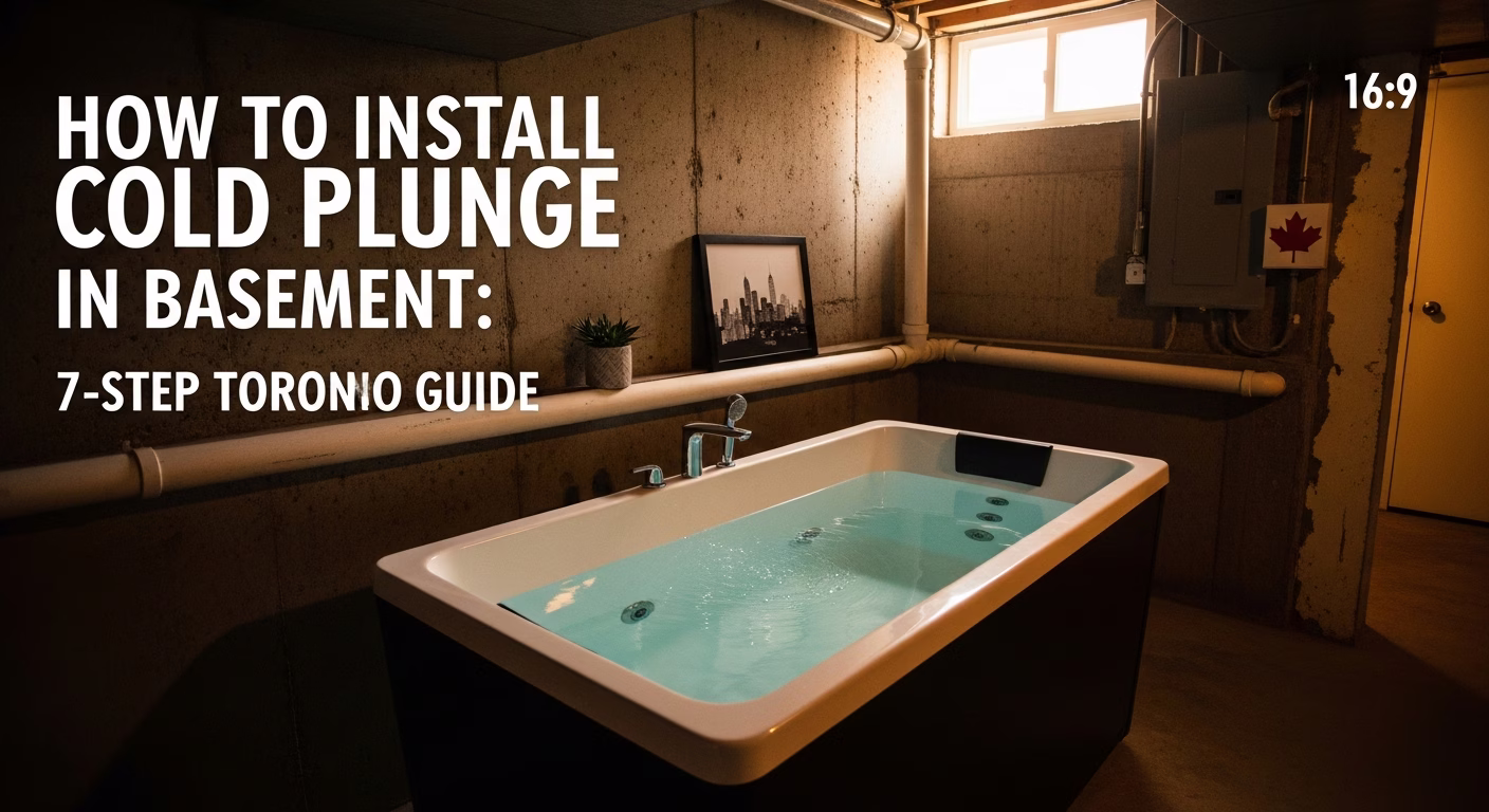 How to Install Cold Plunge in Basement: 7-Step Toronto Guide