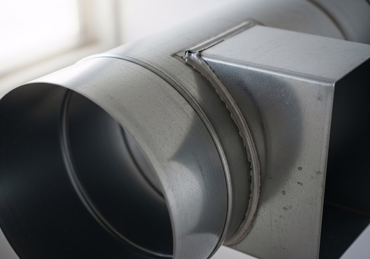 HRV Energy Recovery Efficiency — close-up of professional workmanship in a Toronto-area home