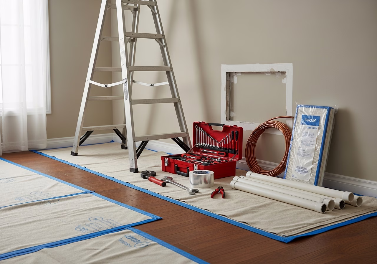 HRV Installation Mistakes โ tools and materials staged in a Greater Toronto Area home