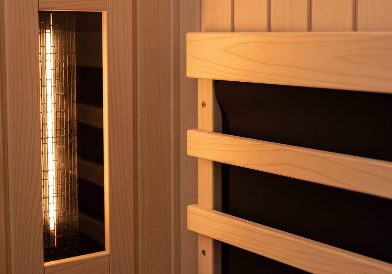Hybrid Sauna Builds — close-up of professional workmanship in a Toronto-area home