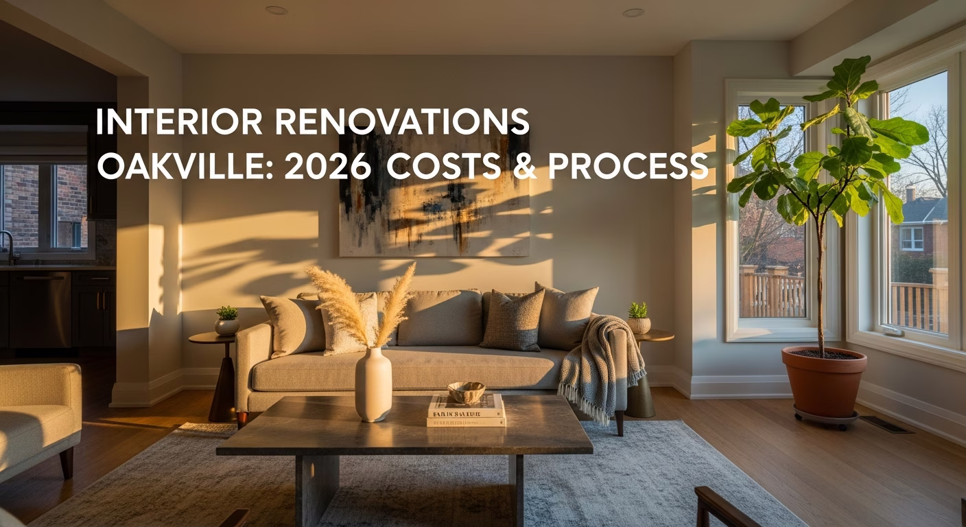 Interior Renovations Oakville: 2026 GTA Costs & Process