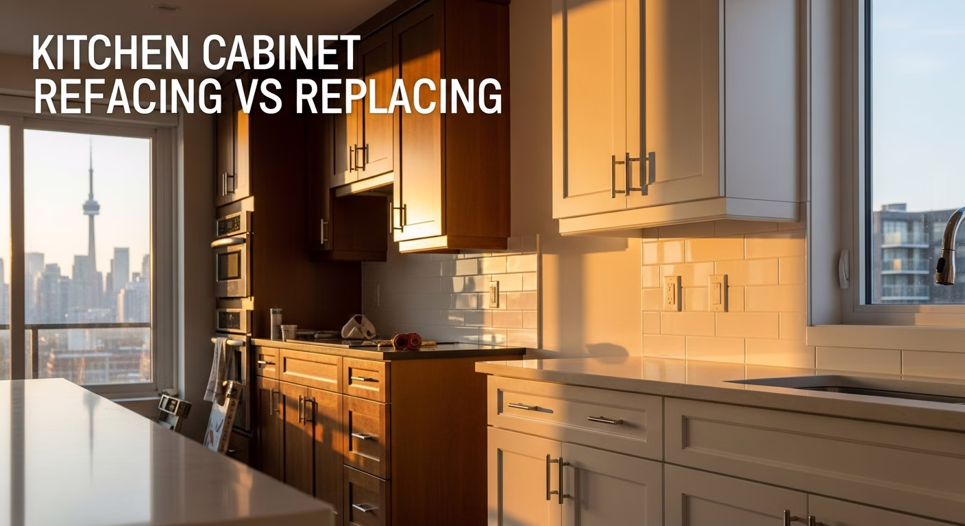 Kitchen Cabinet Refacing vs Replacing Toronto
