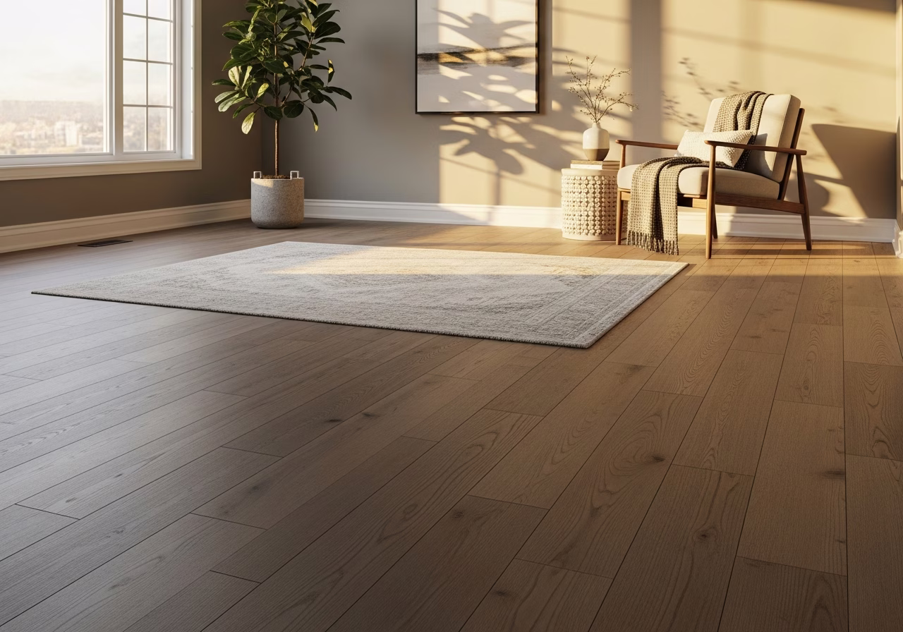 Laminate Flooring Installation — finished result in a Toronto or GTA home by RenoHouse