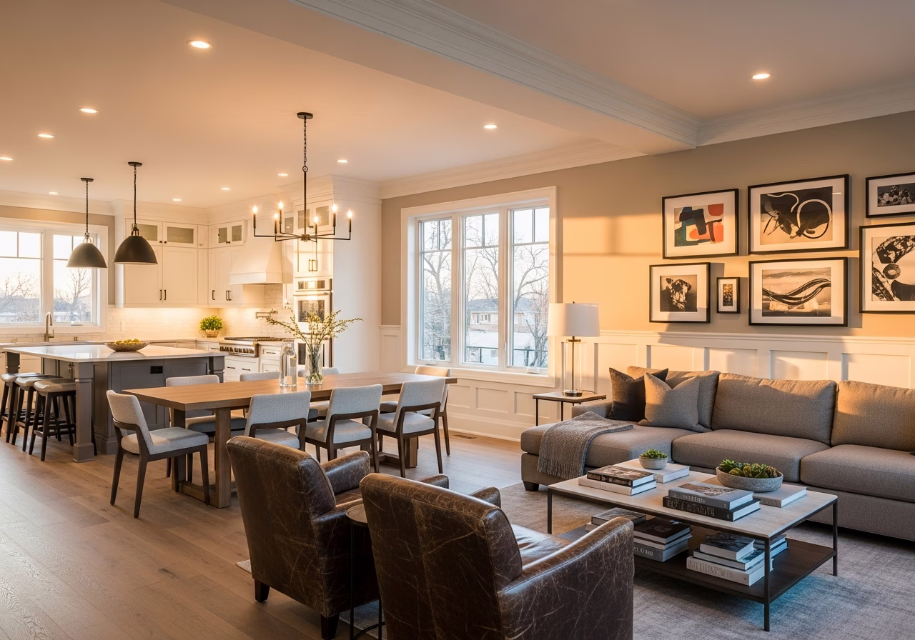 Load-Bearing Wall Removal During Kitchen Renovation — finished result in a Toronto or GTA home by RenoHouse