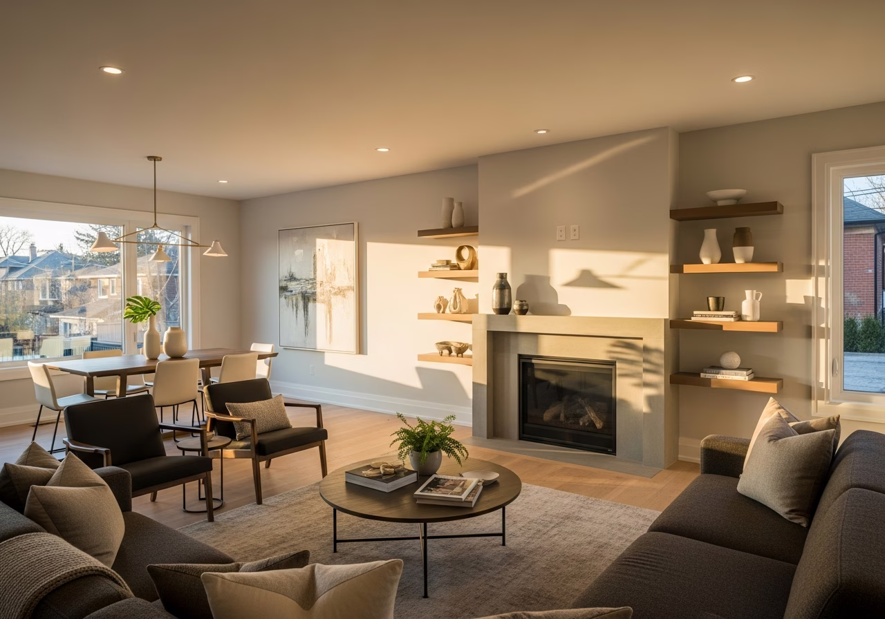 Load-Bearing Wall Removal ROI — finished result in a Toronto or GTA home by RenoHouse