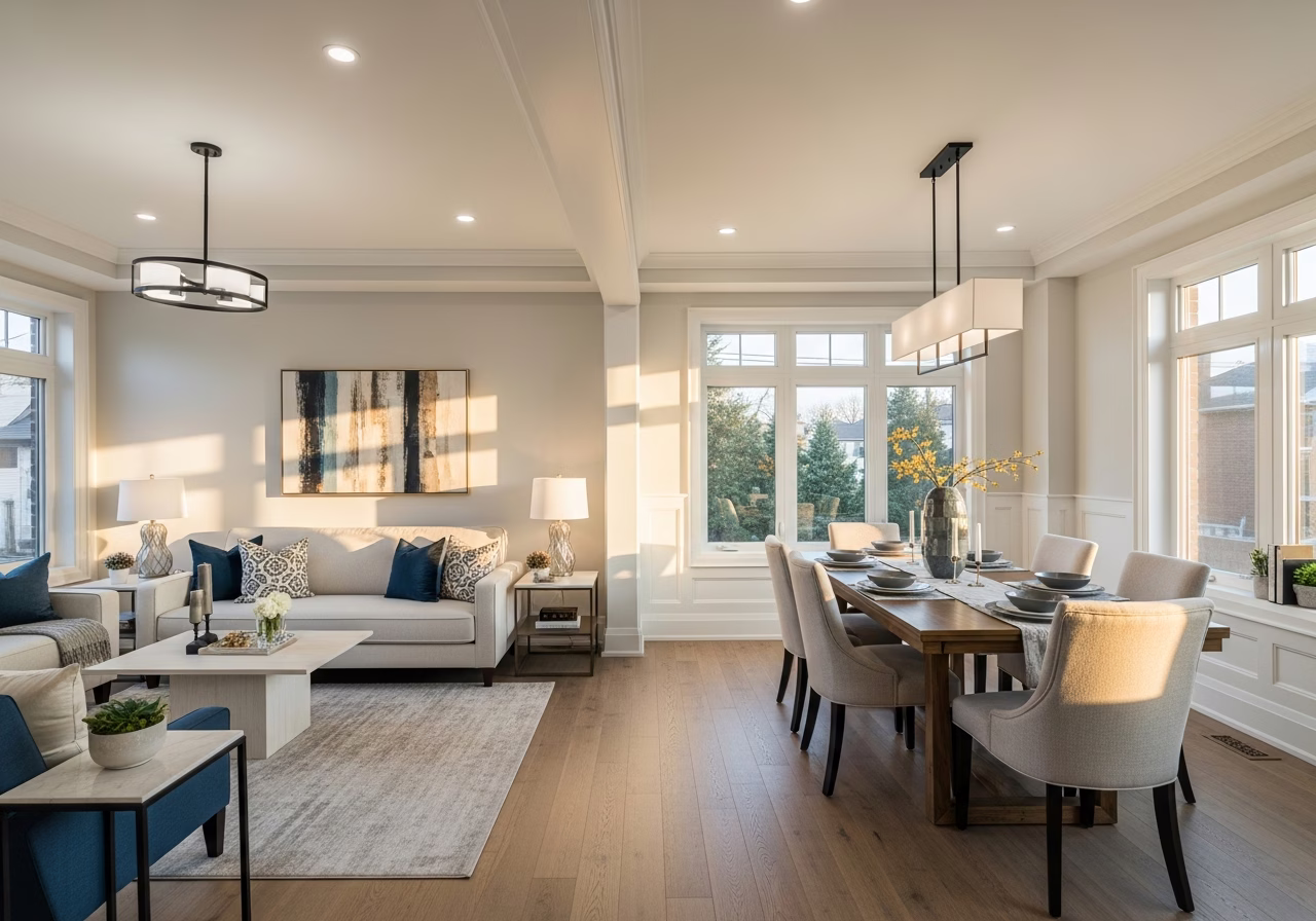 Removing a Load-Bearing Wall — finished result in a Toronto or GTA home by RenoHouse