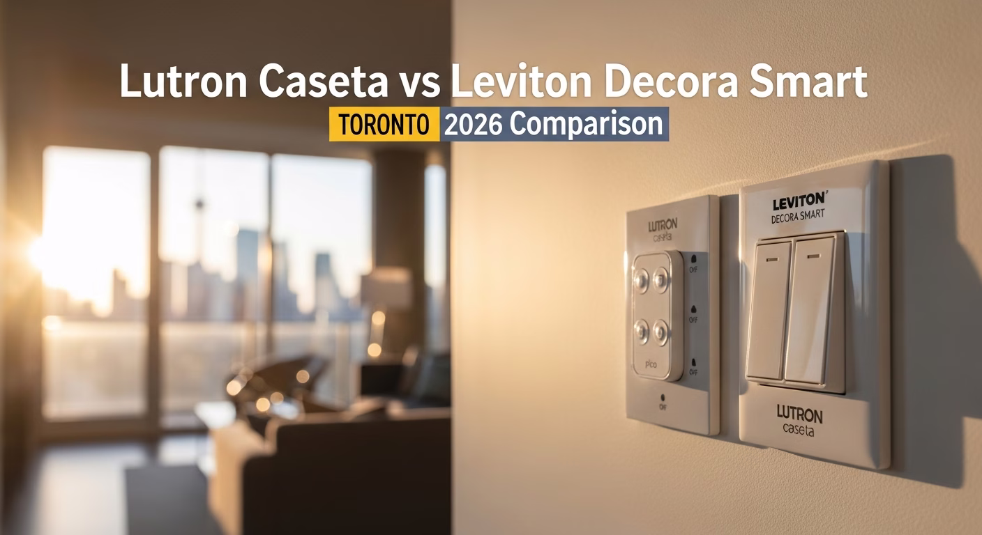 Lutron Caseta vs Leviton Decora Smart in Toronto: 2026 Comparison
