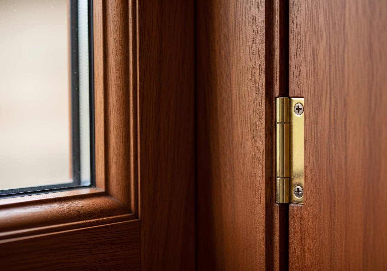 Mirror and Sliding Closet Doors — close-up of professional workmanship in a Toronto-area home