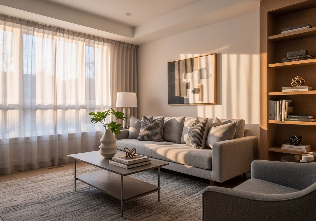 Mirror Film at Night — finished result in a Toronto or GTA home by RenoHouse