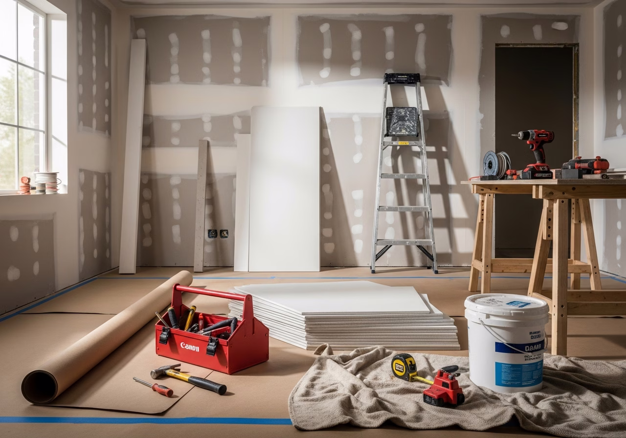 Mudroom ROI โ tools and materials staged in a Greater Toronto Area home