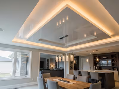 Multi-Level Stretch Ceilings: Coffered Design Without Drywall