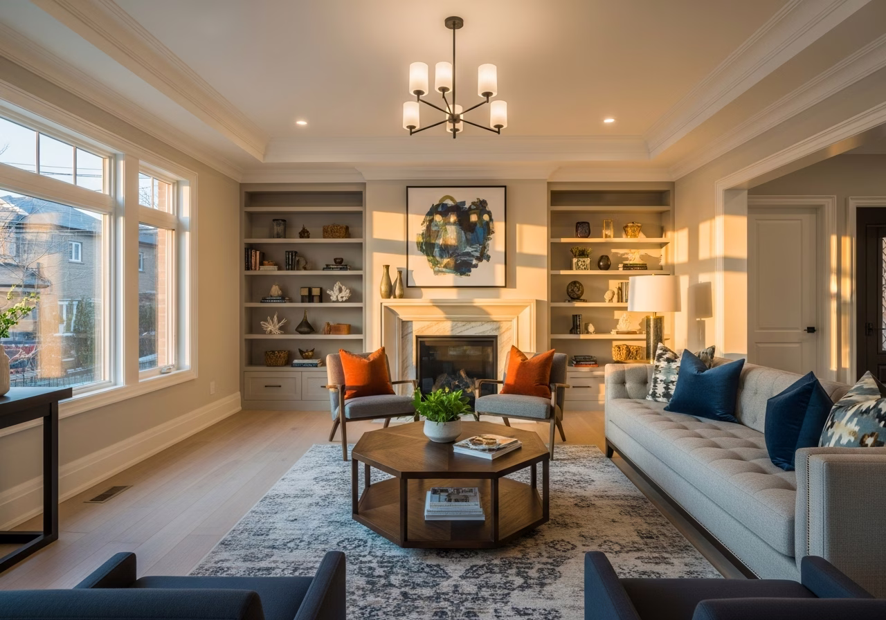Murphy Bed with Desk Combo — finished result in a Toronto or GTA home by RenoHouse